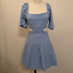 Baby Blue Mini Dress